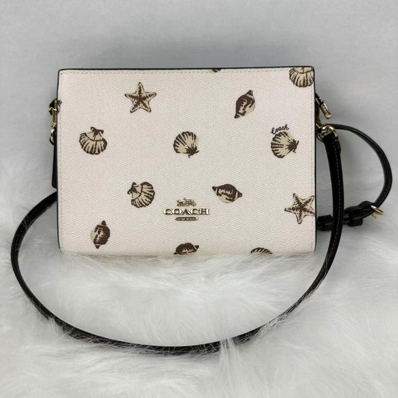 Coach Shell Print Coach | Bags | Coach Slim Crossbody Bag With Shell Print In ...